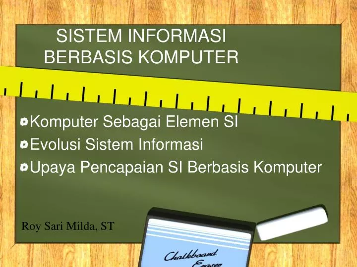 sistem informasi berbasis komputer