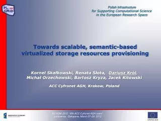 Towards scalable, semantic-based virtualized storage resources provisioning