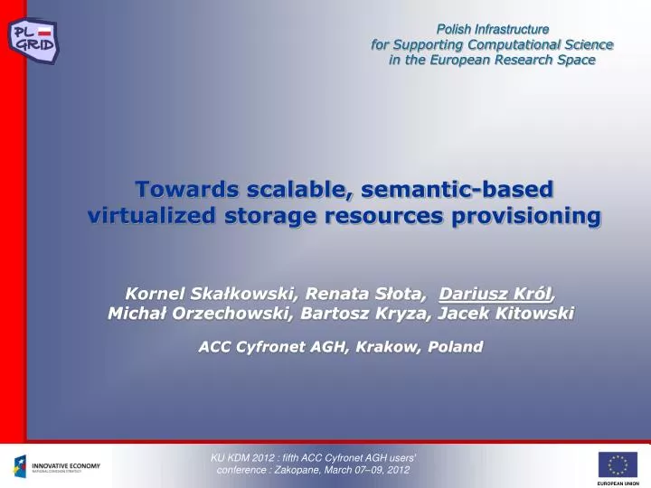 towards scalable semantic based virtualized storage resources provisioning