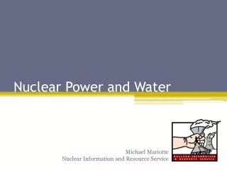 Nuclear Power and Water