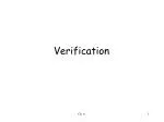Verification - slide 1