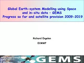 Richard Engelen ECMWF