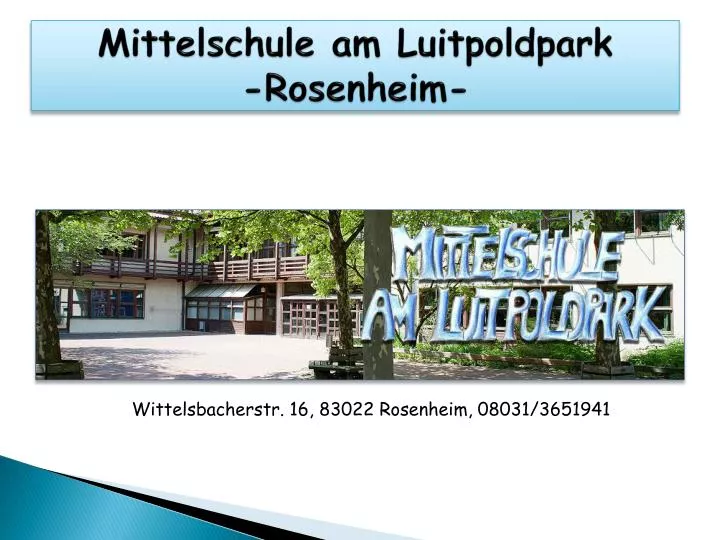 mittelschule am luitpoldpark rosenheim