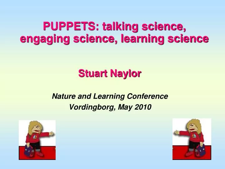 puppets talking science engaging science learning science