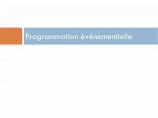 programmation v nementielle