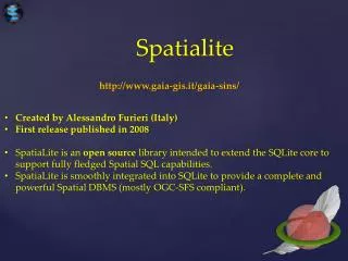 Spatialite