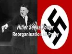 Hitler Seeks Power