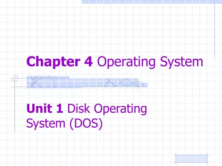 chapter 4 operating system