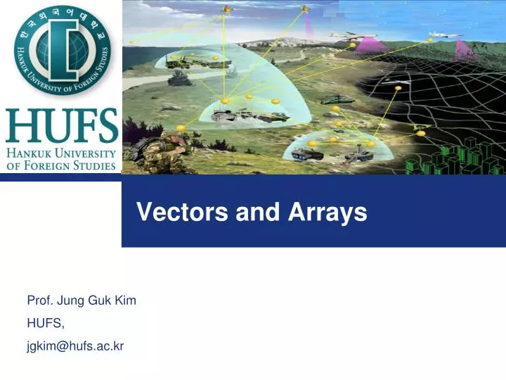 vectors and arrays