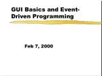 GUI Basics and Event-Driven Programming - slide 1