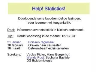 help statistiek