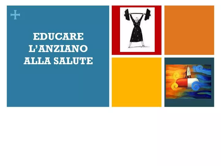 educare l anziano alla salute