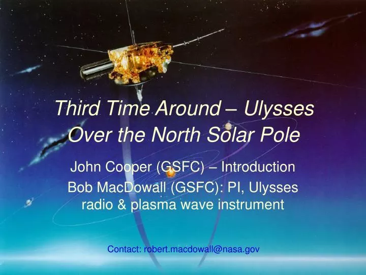 third time around ulysses over the north solar pole