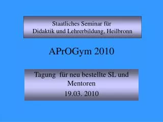 aprogym 2010