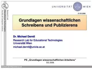 grundlagen wissenschaftlichen schreibens und publizierens