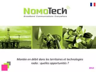 mont e en d bit dans les territoires et technologies radio quelles opportunit s