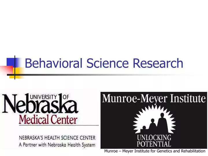 behavioral science research