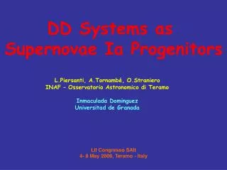 DD Systems as Supernovae Ia Progenitors