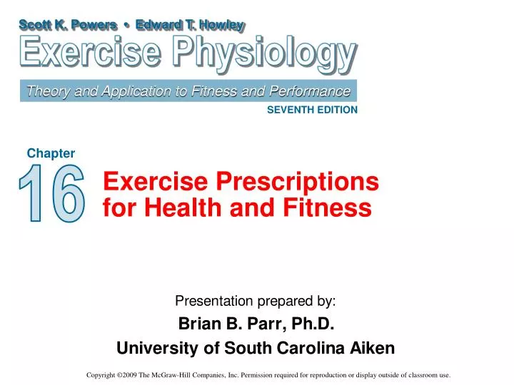 exercise prescriptions for health and fitness