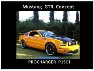Mustang GTR Concept
