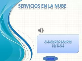 servicios en la nube