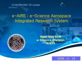 e-AIRS : e-Science Aerospace Integrated Research System