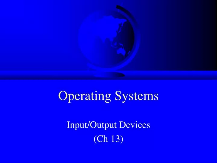 operating systems