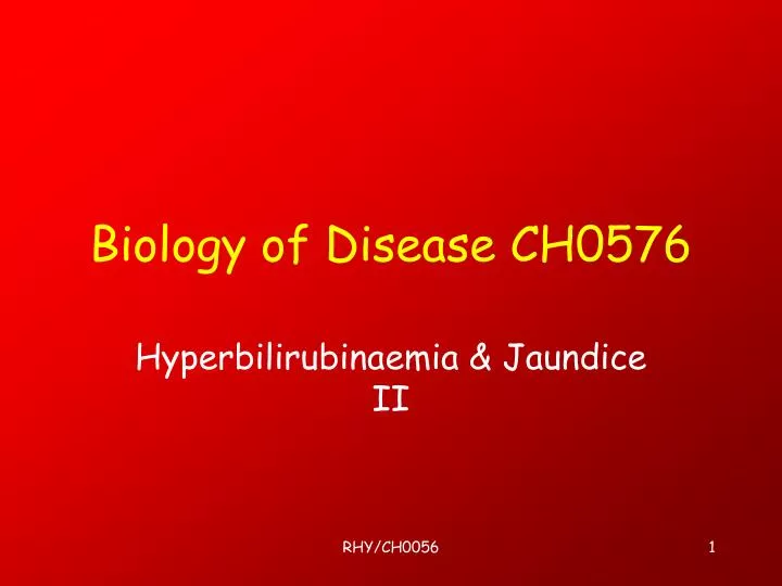 biology of disease ch0576