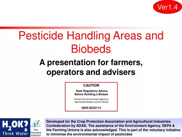 pesticide handling areas and biobeds