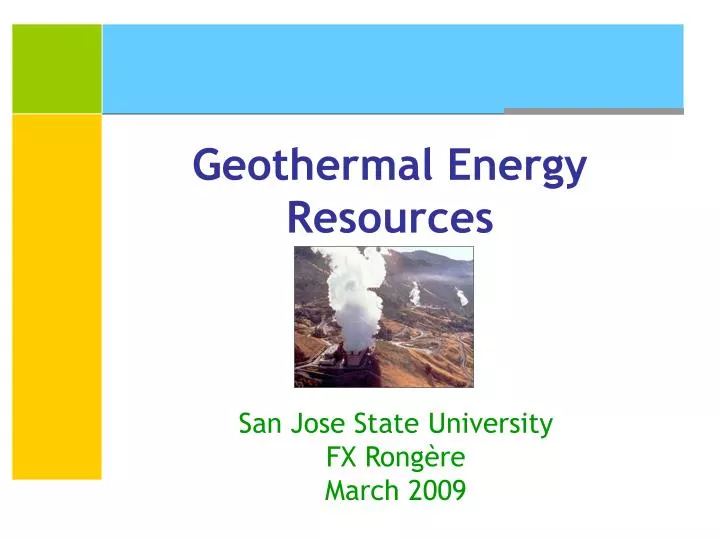 geothermal energy resources