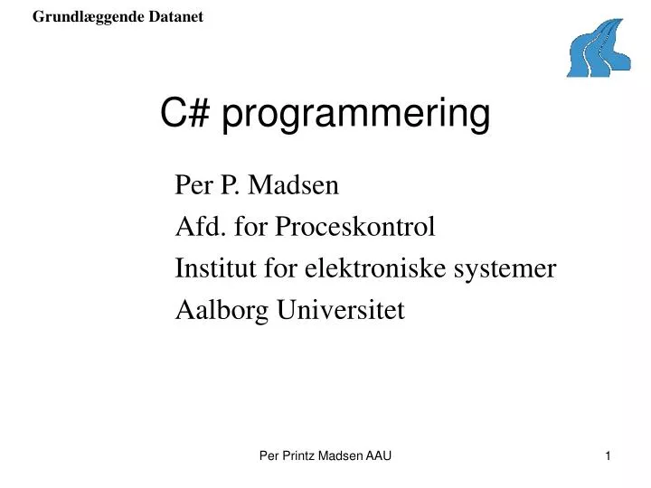 c programmering