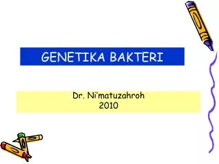 genetika bakteri