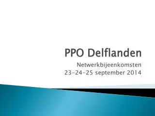 ppo delflanden