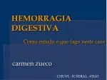 HEMORRAGIA DIGESTIVA - slide 1