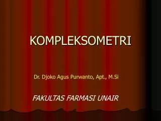 kompleksometri