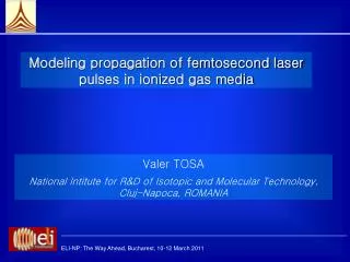 Modeling propagation of femtosecond laser pulses in ionized gas media