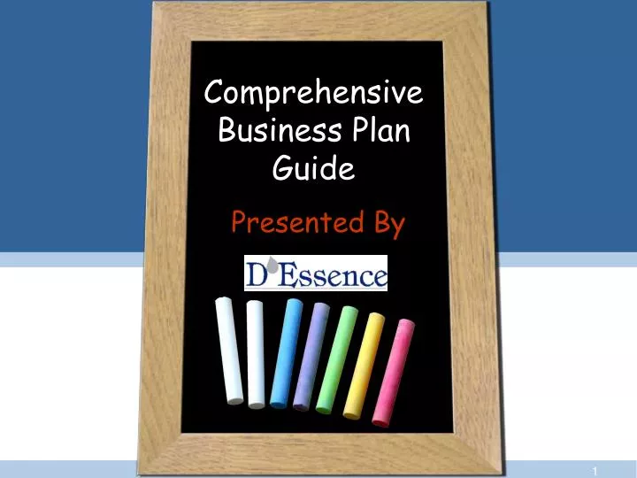 comprehensive business plan guide