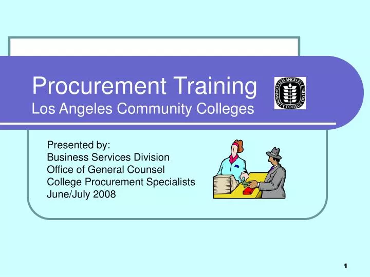 procurement training los angeles community colleges