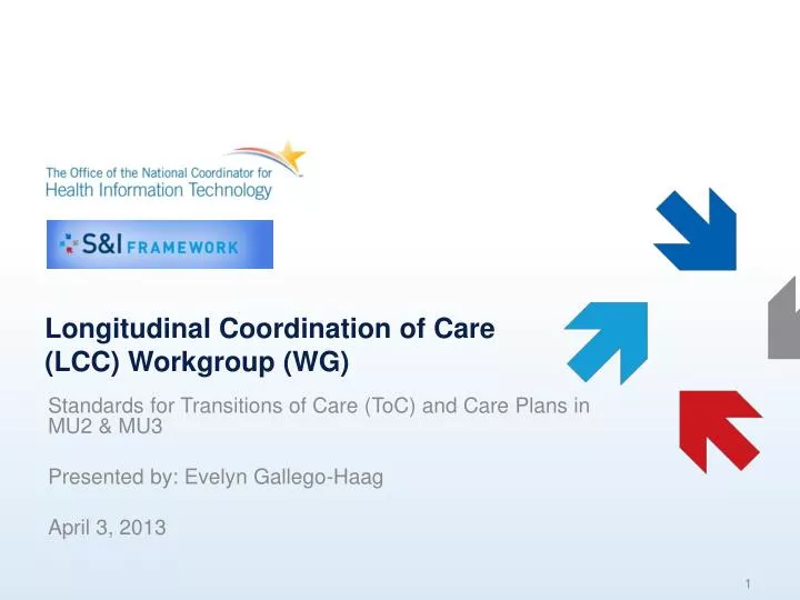 longitudinal coordination of care lcc workgroup wg