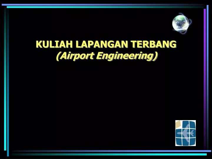 kuliah lapangan terbang airport engineering