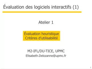 valuation des logiciels interactifs 1