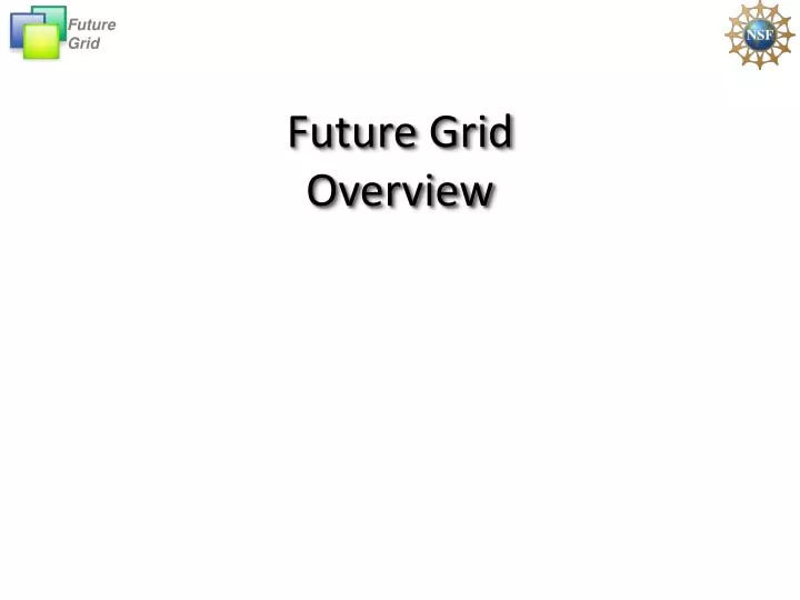 future grid overview