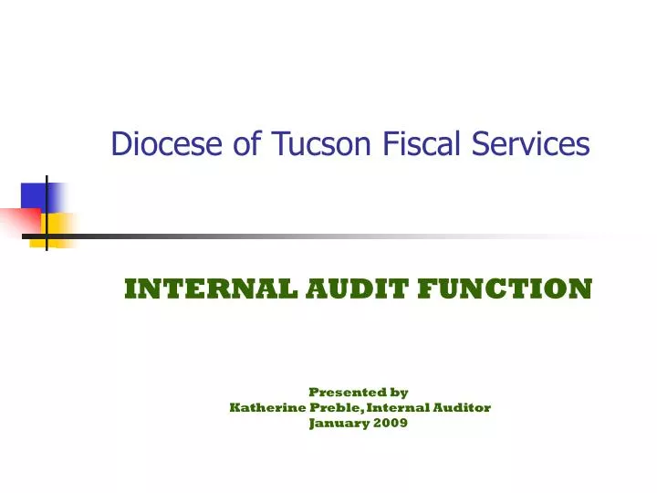 diocese of tucson fiscal services
