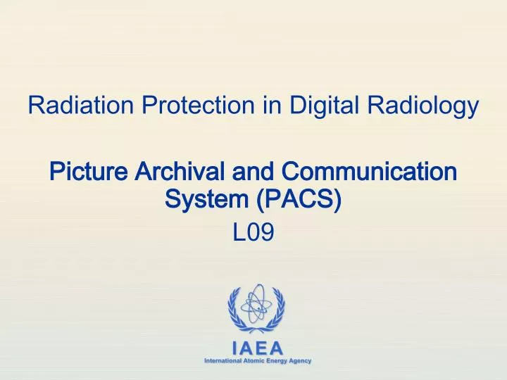 radiation protection in digital radiology