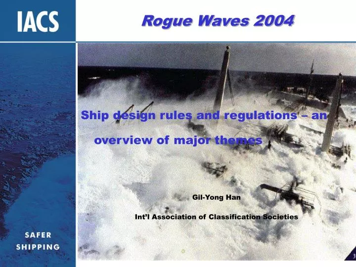 rogue waves 2004
