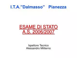 I.T.A.”Dalmasso” Pianezza