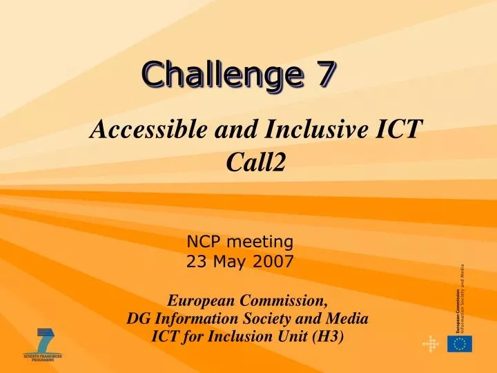 accessible and inclusive ict call2