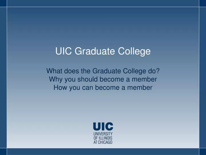 uic graduate college
