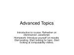 Introduction to Advanced Computing Concepts: JavaScript, Client/Server, and Current Trends - slide 1