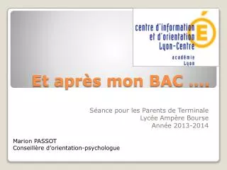 et apr s mon bac